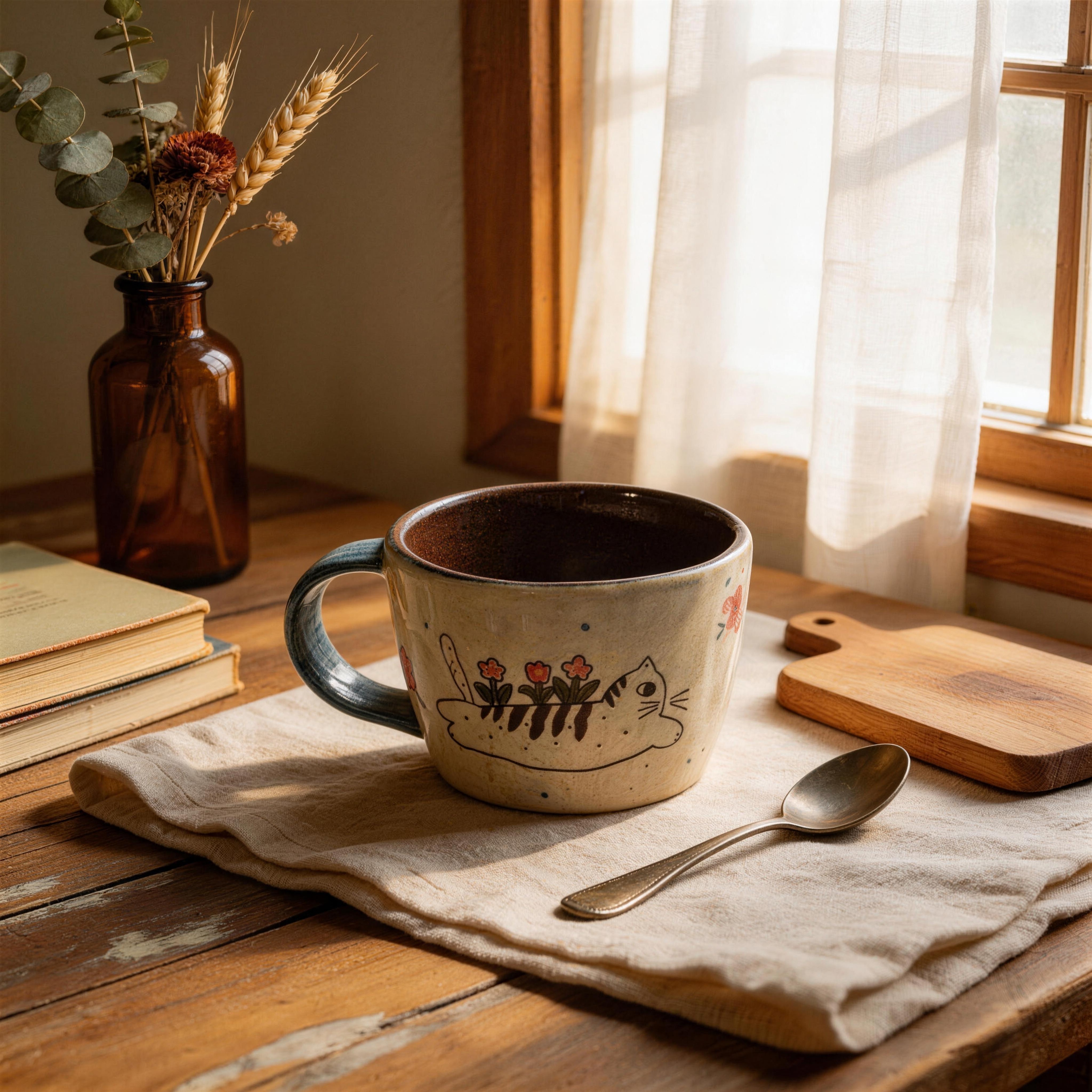 Handmade Ceramic Coffee Mug 350ml