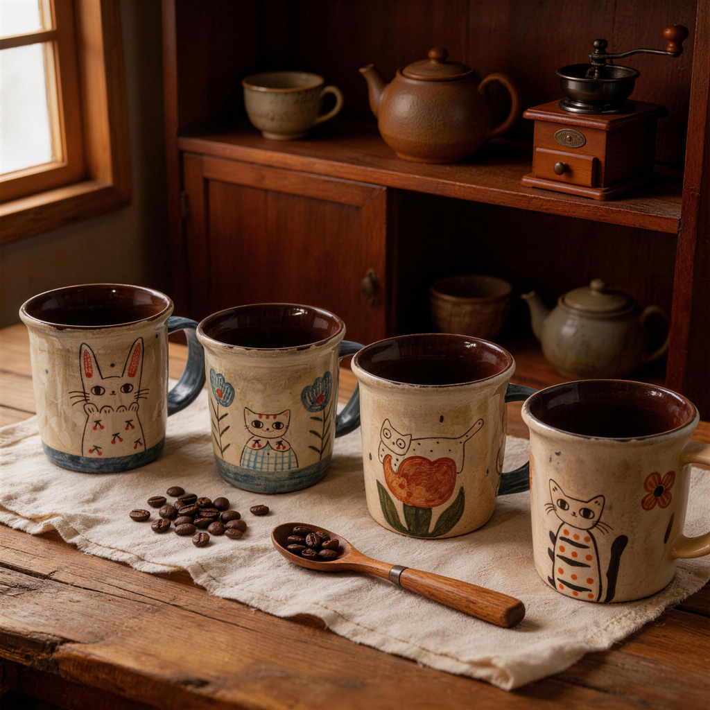 Large Handmade Ceramic Coffee Mug 500ml