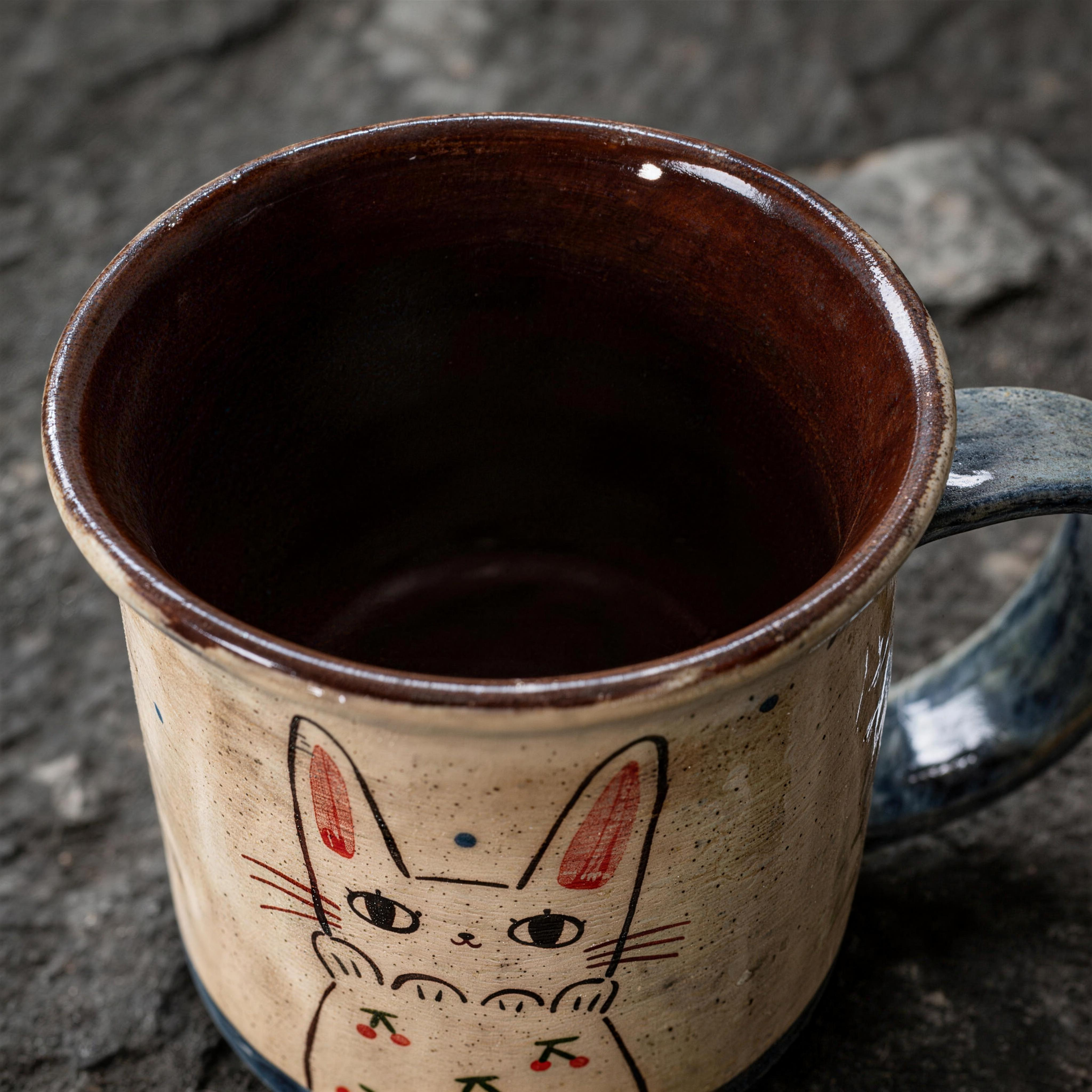 Large Handmade Ceramic Coffee Mug 500ml